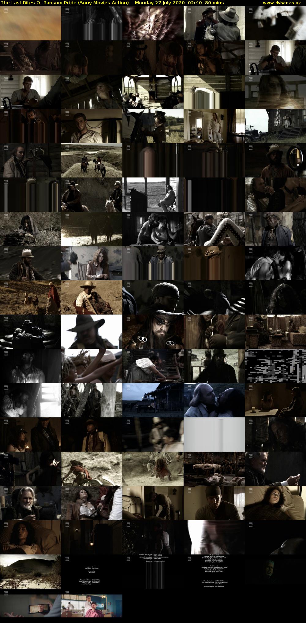 The Last Rites Of Ransom Pride (Sony Movies Action) Monday 27 July 2020 02:40 - 04:00