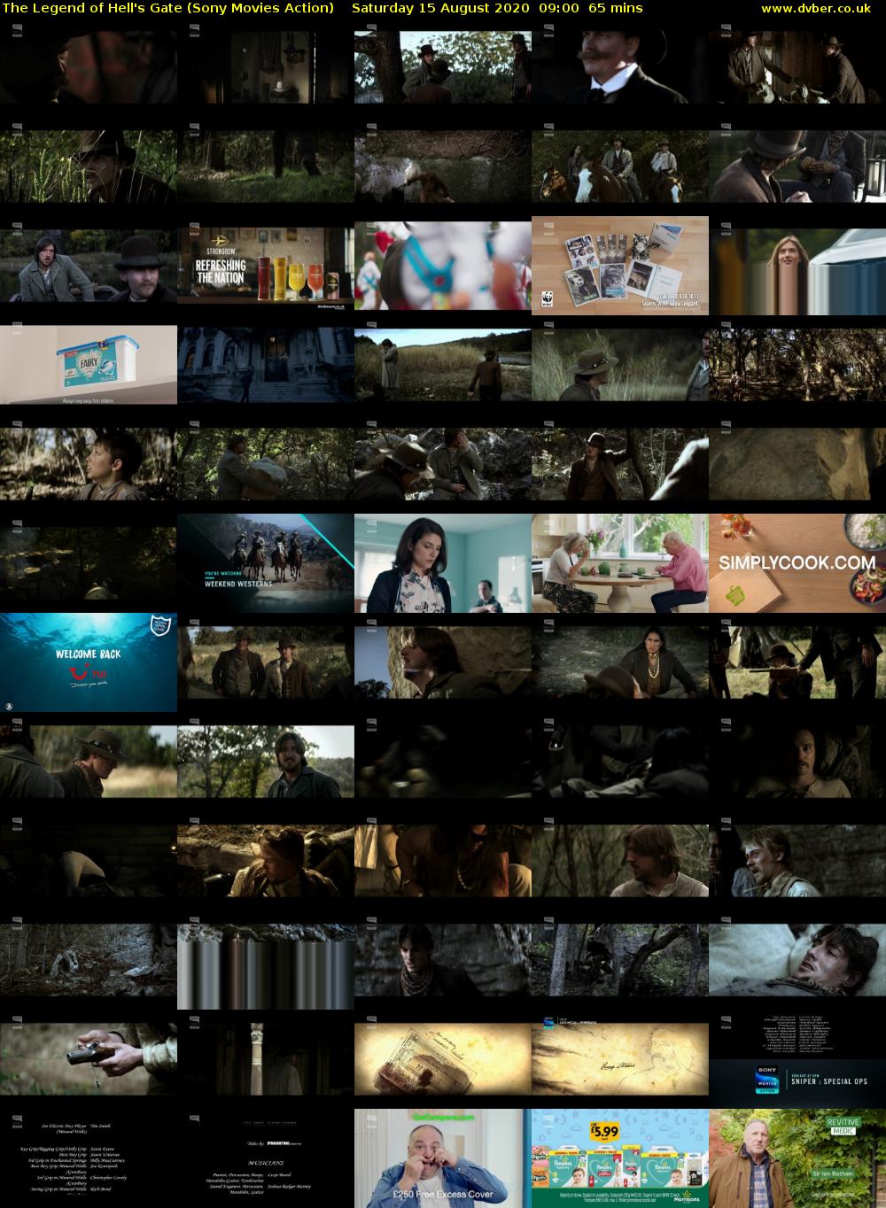 The Legend of Hell's Gate (Sony Movies Action) Saturday 15 August 2020 09:00 - 10:05