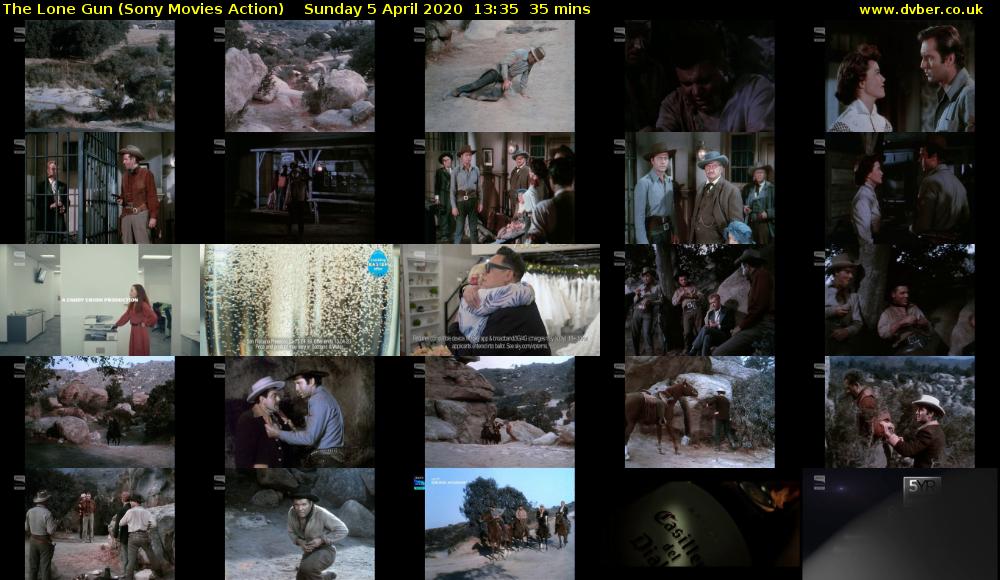 The Lone Gun (Sony Movies Action) Sunday 5 April 2020 13:35 - 14:10