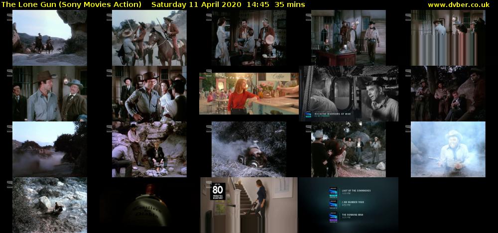 The Lone Gun (Sony Movies Action) Saturday 11 April 2020 14:45 - 15:20