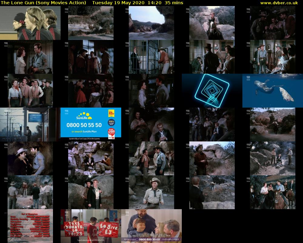 The Lone Gun (Sony Movies Action) Tuesday 19 May 2020 14:20 - 14:55