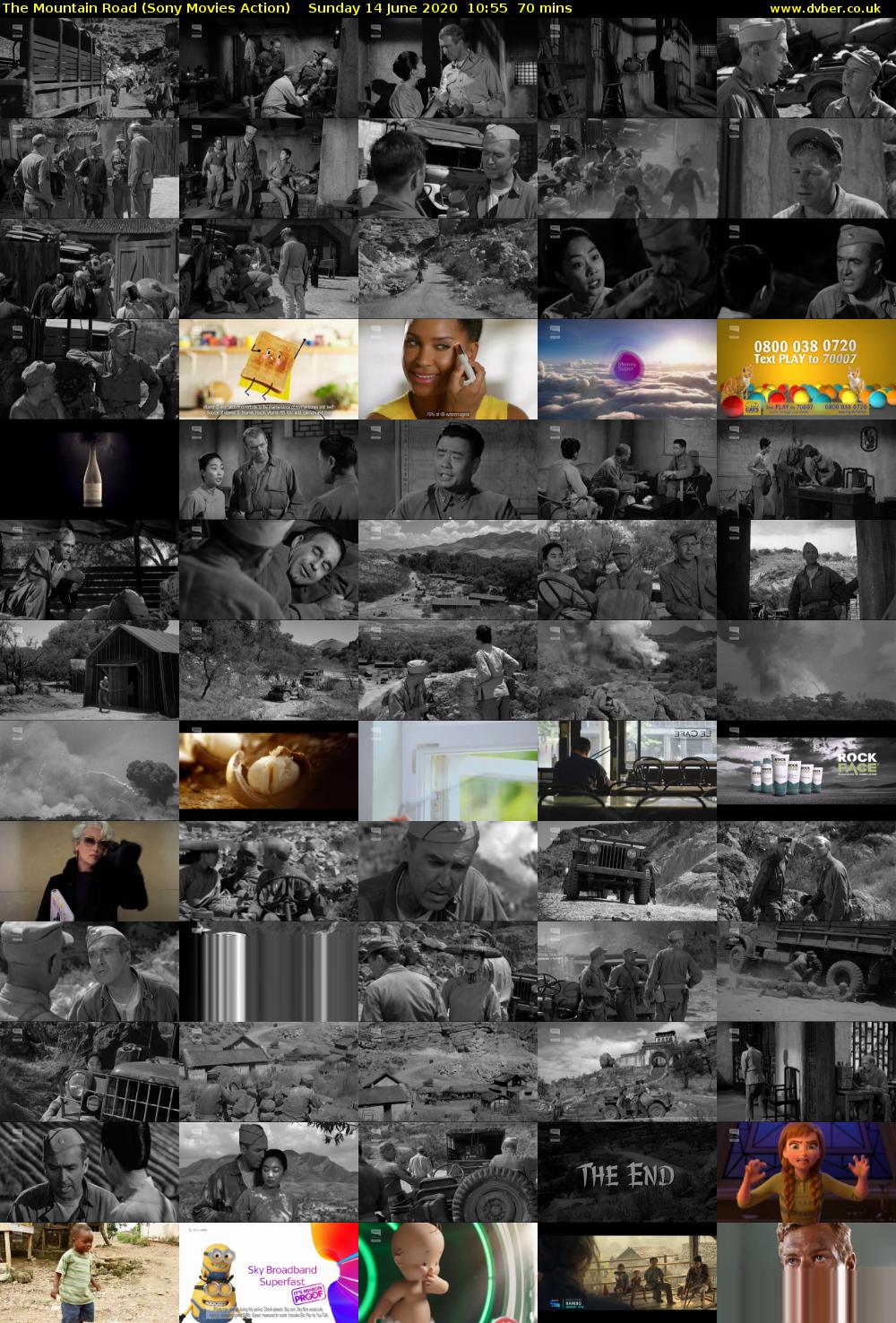 The Mountain Road (Sony Movies Action) Sunday 14 June 2020 10:55 - 12:05