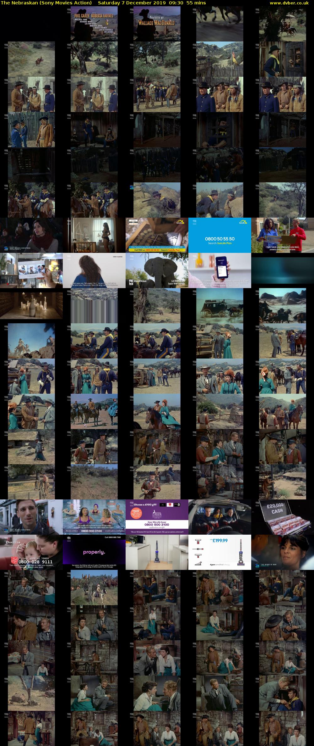 The Nebraskan (Sony Movies Action) Saturday 7 December 2019 09:30 - 10:25