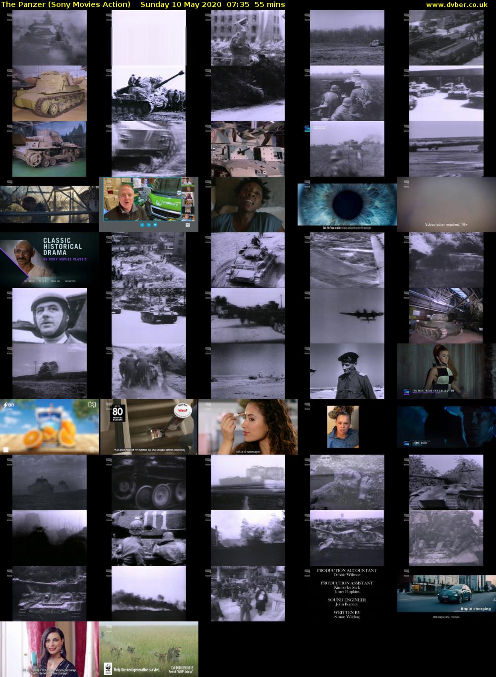 The Panzer (Sony Movies Action) Sunday 10 May 2020 07:35 - 08:30