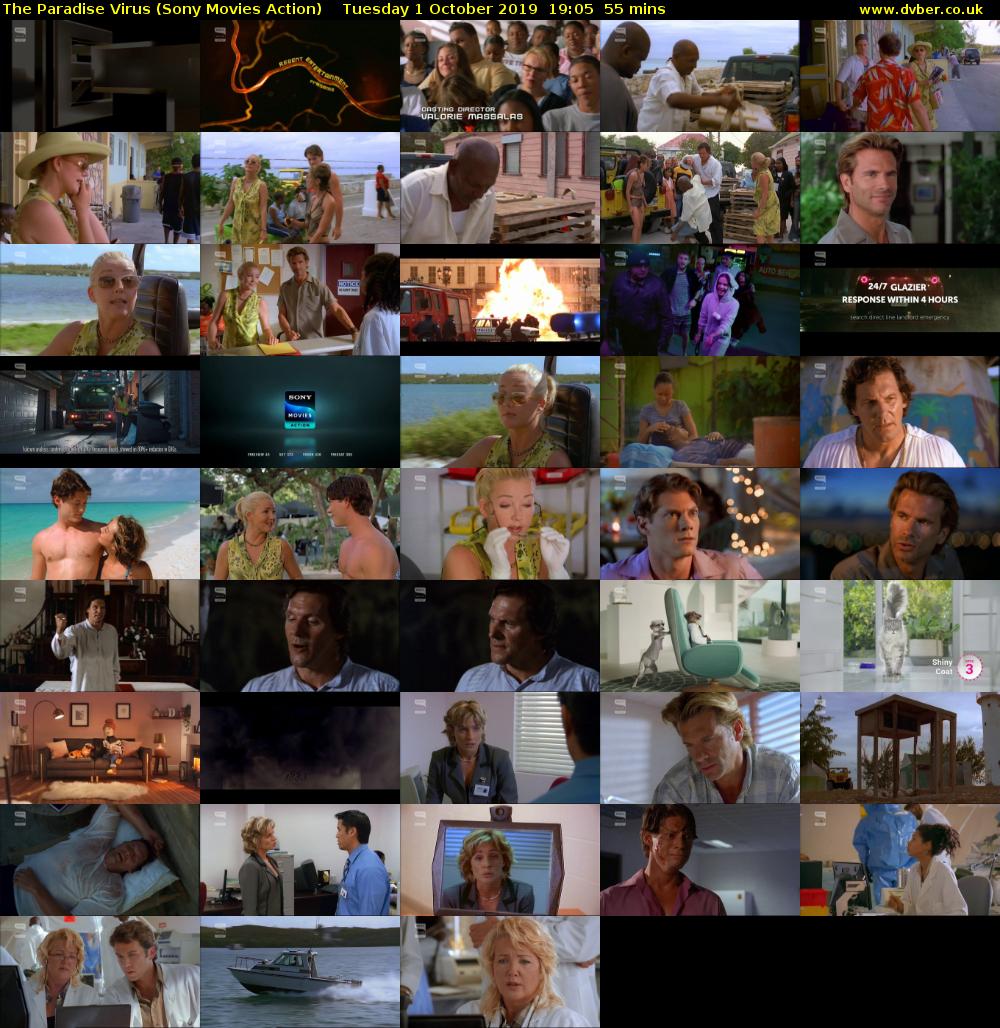 The Paradise Virus (Sony Movies Action) Tuesday 1 October 2019 19:05 - 20:00
