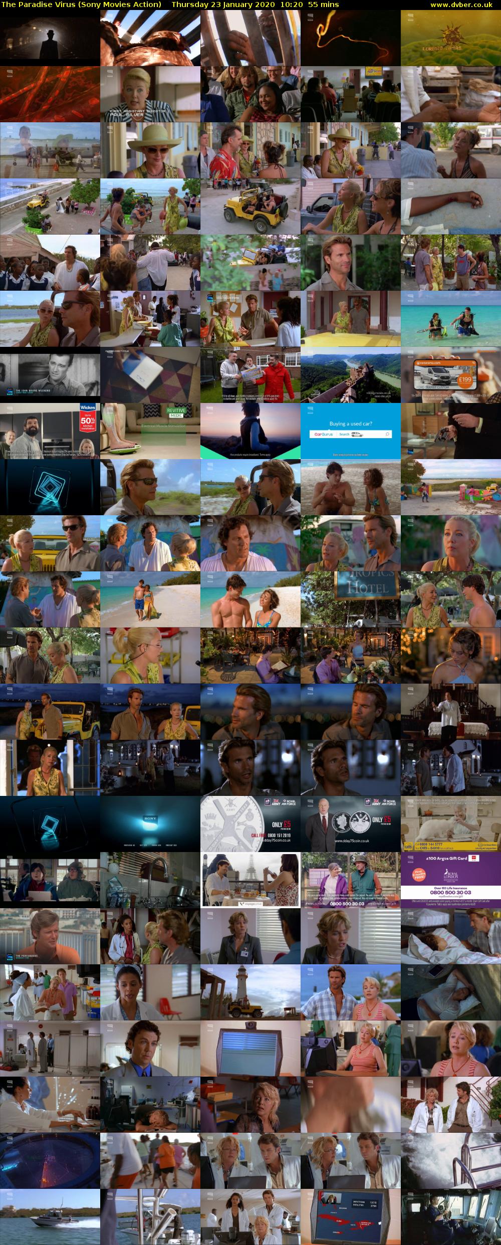 The Paradise Virus (Sony Movies Action) Thursday 23 January 2020 10:20 - 11:15