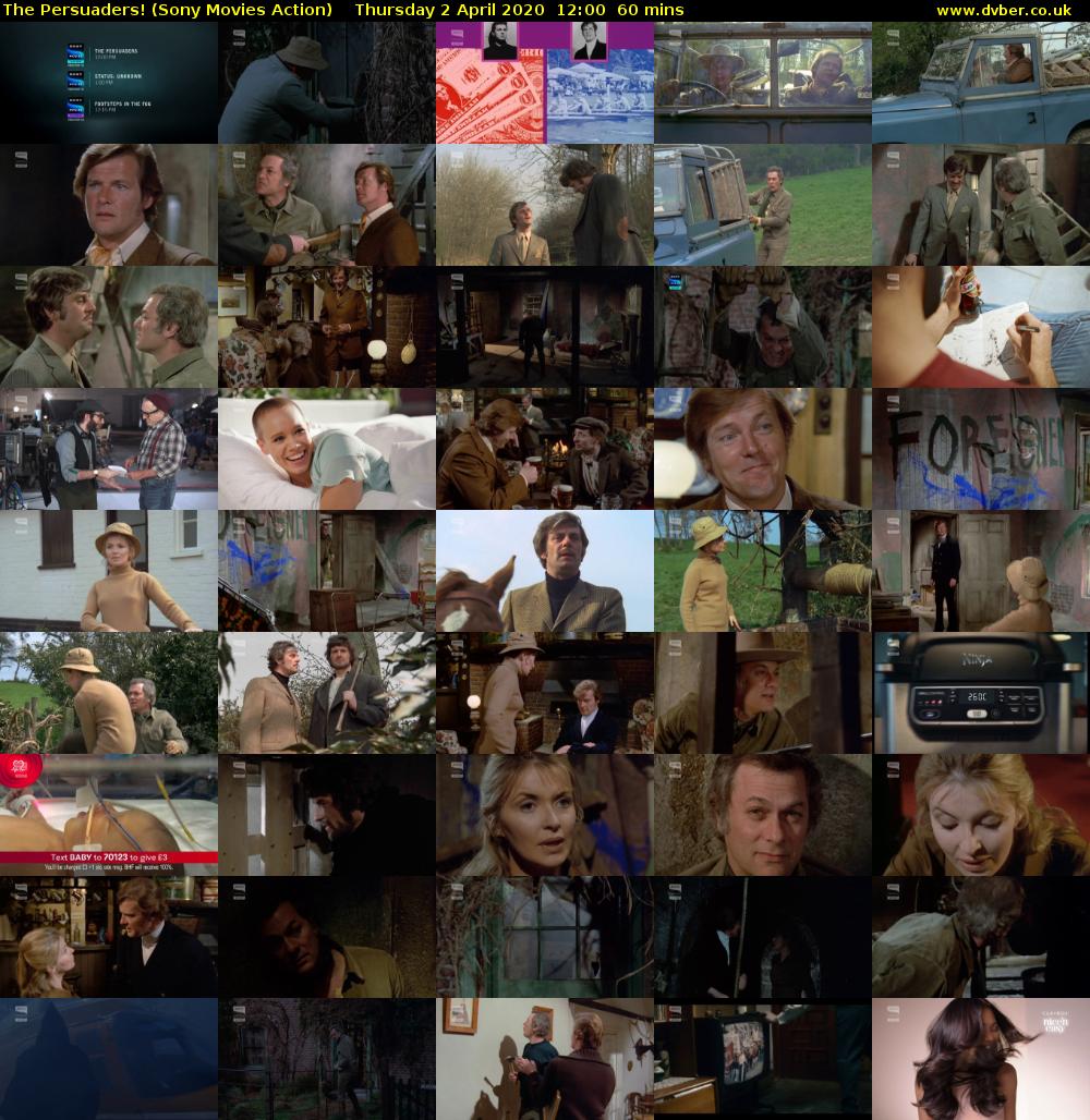 The Persuaders! (Sony Movies Action) Thursday 2 April 2020 12:00 - 13:00