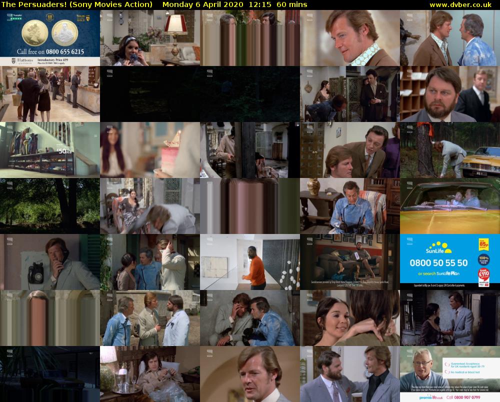 The Persuaders! (Sony Movies Action) Monday 6 April 2020 12:15 - 13:15