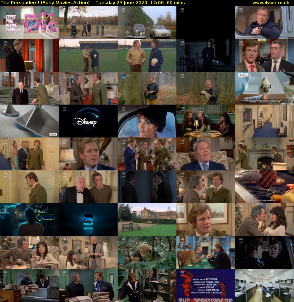 The Persuaders! (Sony Movies Action) Tuesday 23 June 2020 12:00 - 13:00