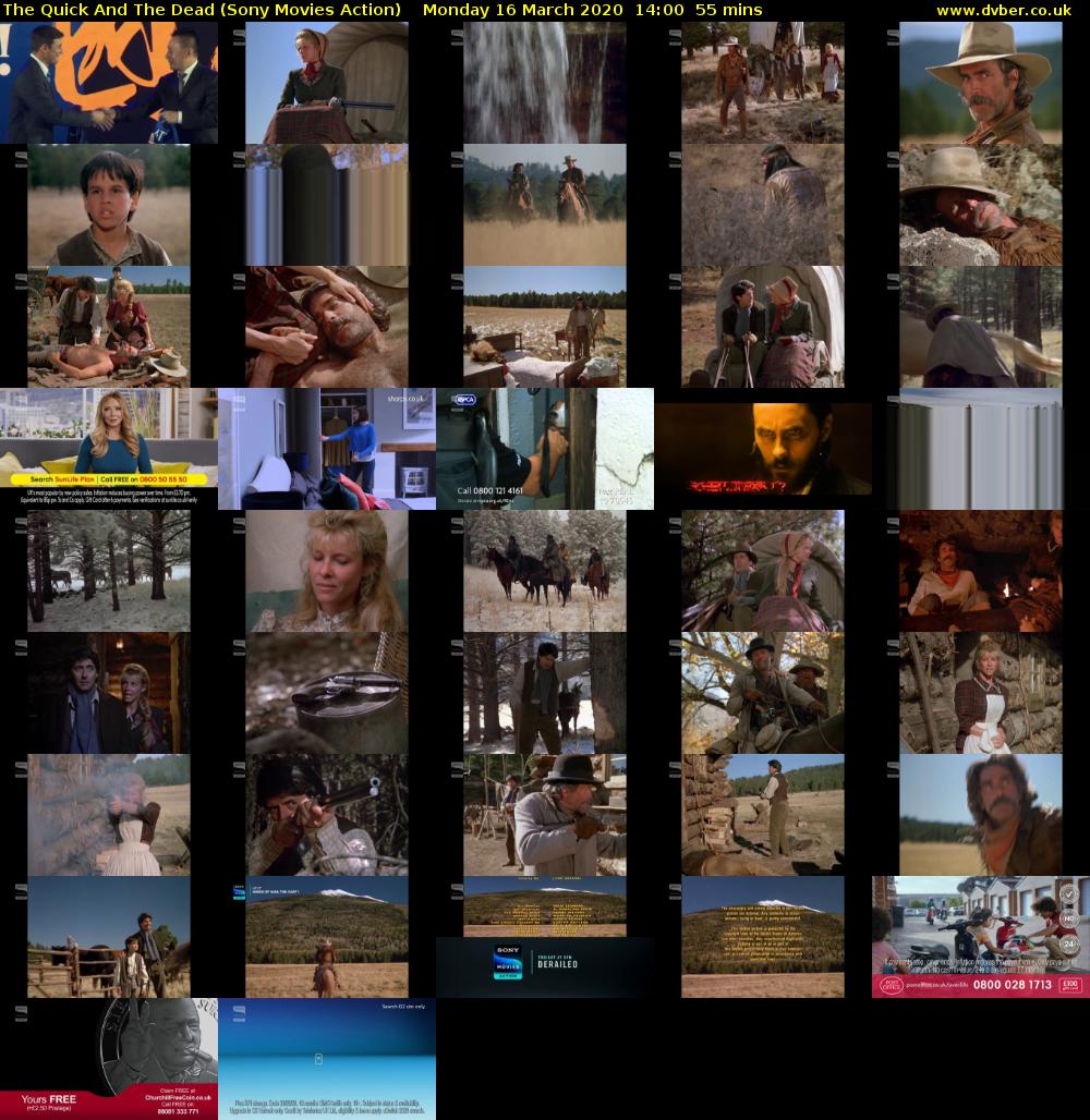 The Quick And The Dead (Sony Movies Action) Monday 16 March 2020 14:00 - 14:55