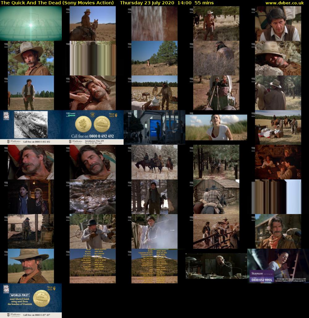 The Quick And The Dead (Sony Movies Action) Thursday 23 July 2020 14:00 - 14:55