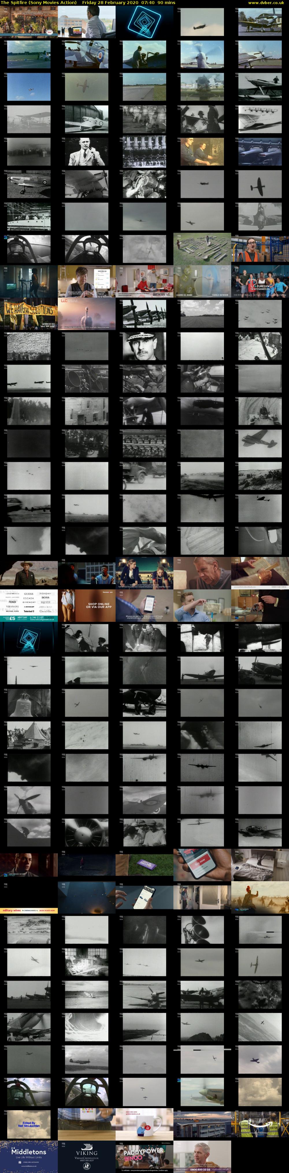 The Spitfire (Sony Movies Action) Friday 28 February 2020 07:40 - 09:10