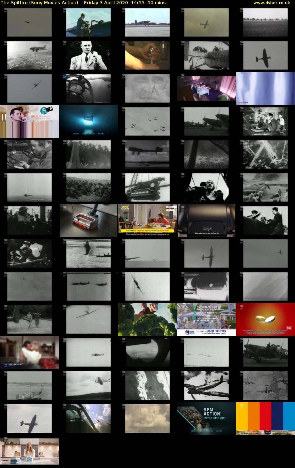 The Spitfire (Sony Movies Action) Friday 3 April 2020 14:55 - 16:25