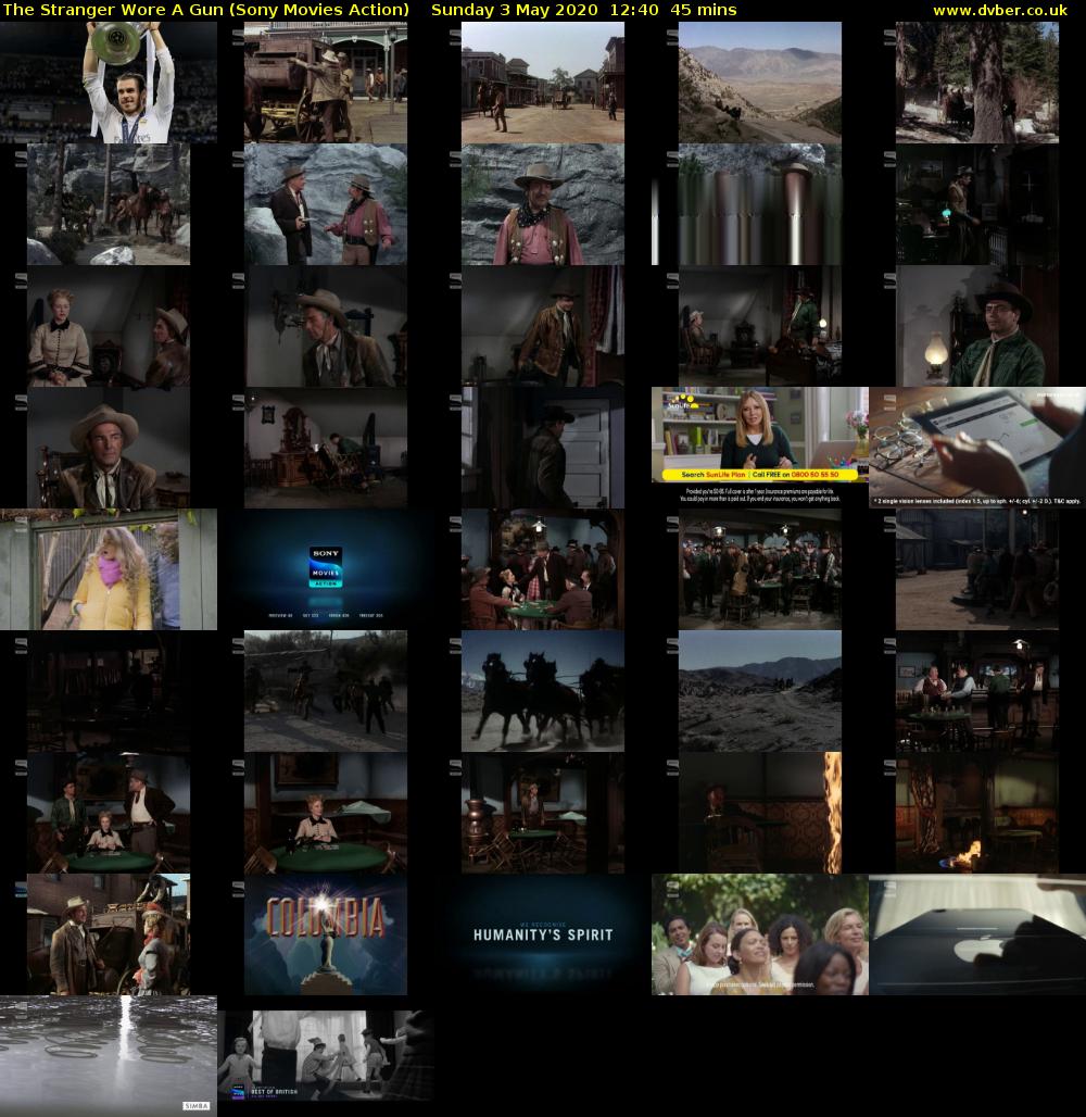 The Stranger Wore A Gun (Sony Movies Action) Sunday 3 May 2020 12:40 - 13:25