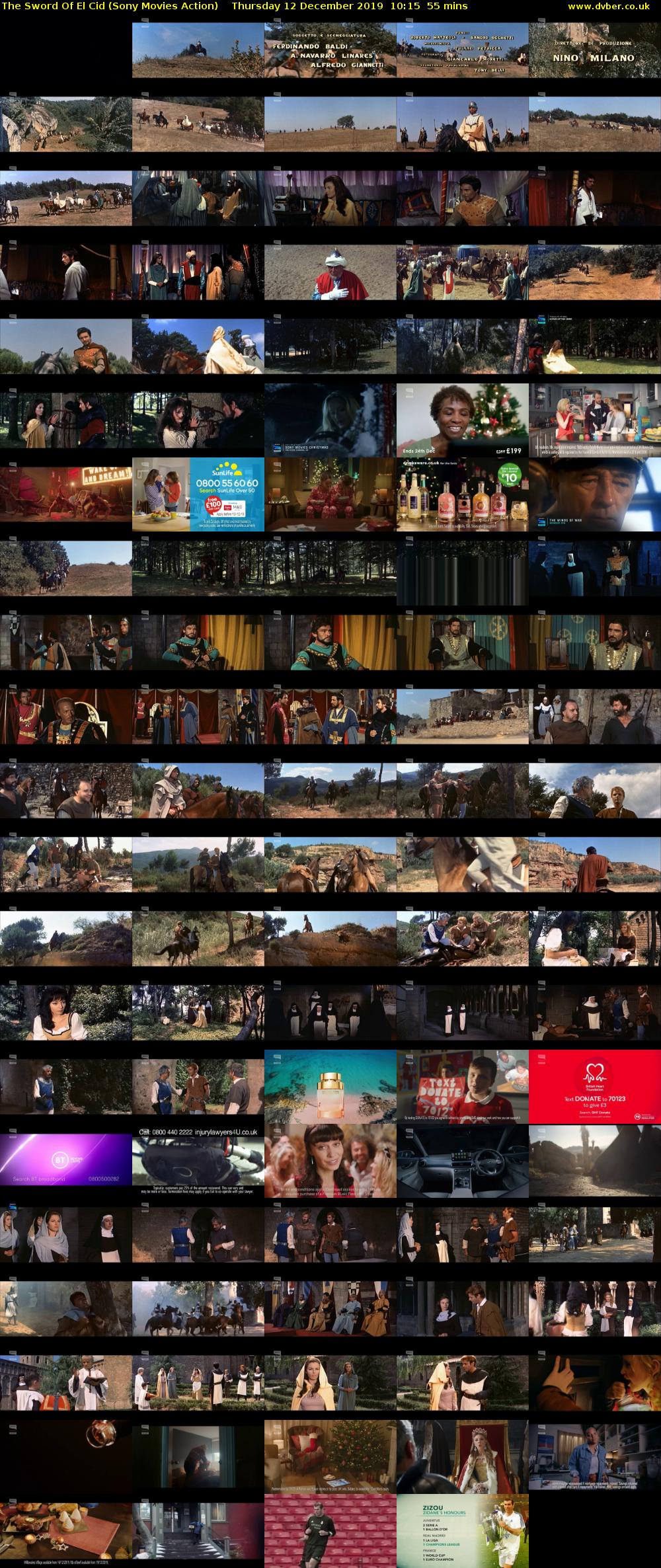 The Sword Of El Cid (Sony Movies Action) Thursday 12 December 2019 10:15 - 11:10