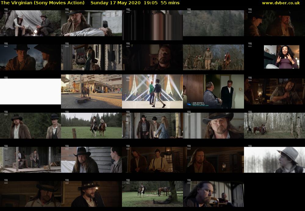 The Virginian (Sony Movies Action) Sunday 17 May 2020 19:05 - 20:00