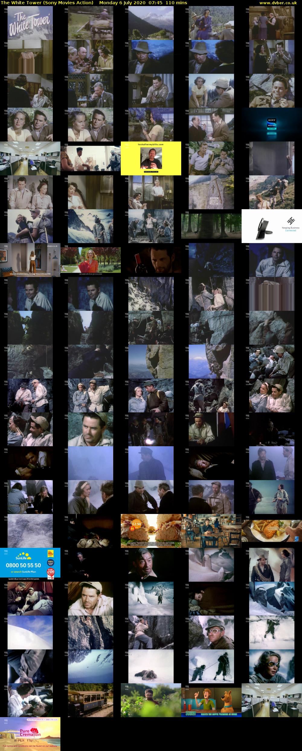 The White Tower (Sony Movies Action) Monday 6 July 2020 07:45 - 09:35