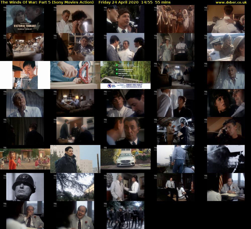 The Winds Of War: Part 5 (Sony Movies Action) Friday 24 April 2020 14:55 - 15:50