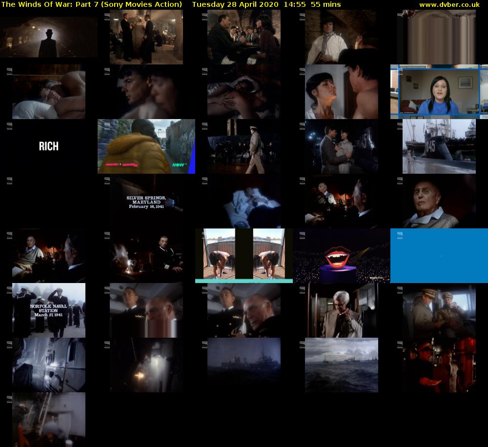 The Winds Of War: Part 7 (Sony Movies Action) Tuesday 28 April 2020 14:55 - 15:50