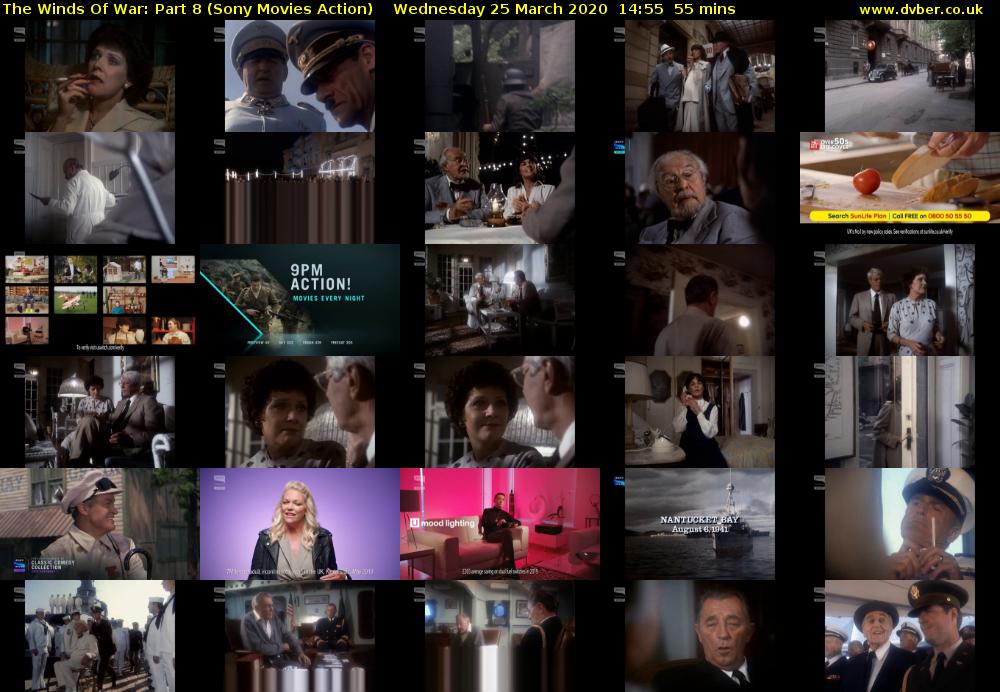 The Winds Of War: Part 8 (Sony Movies Action) Wednesday 25 March 2020 14:55 - 15:50