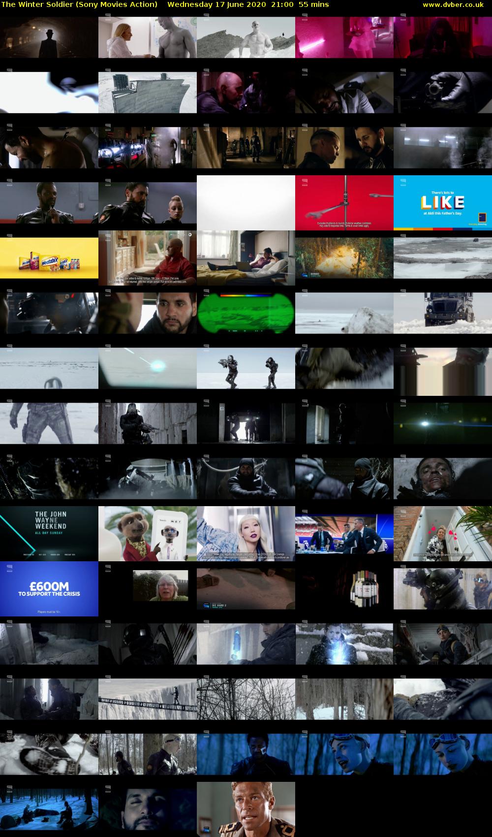 The Winter Soldier (Sony Movies Action) Wednesday 17 June 2020 21:00 - 21:55