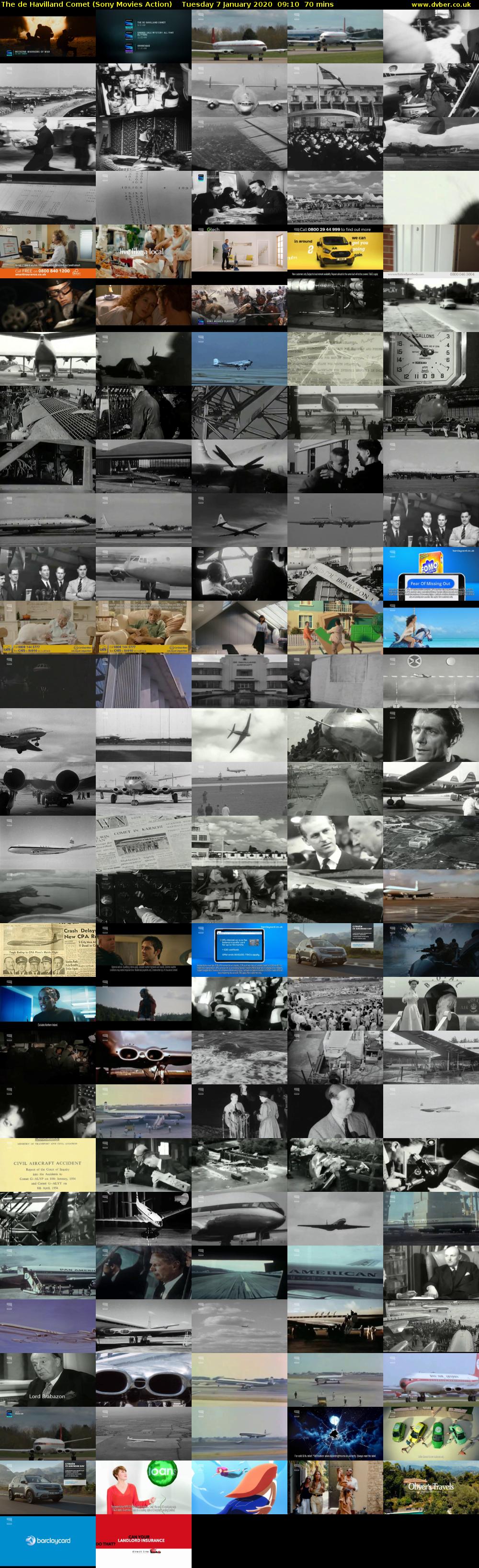 The de Havilland Comet (Sony Movies Action) Tuesday 7 January 2020 09:10 - 10:20