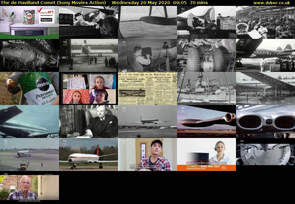 The de Havilland Comet (Sony Movies Action) Wednesday 20 May 2020 09:05 - 10:15