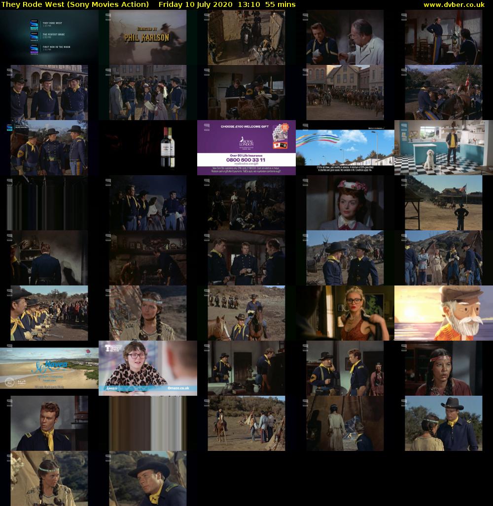 They Rode West (Sony Movies Action) Friday 10 July 2020 13:10 - 14:05