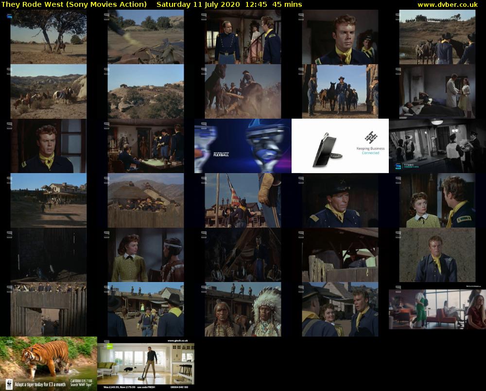 They Rode West (Sony Movies Action) Saturday 11 July 2020 12:45 - 13:30