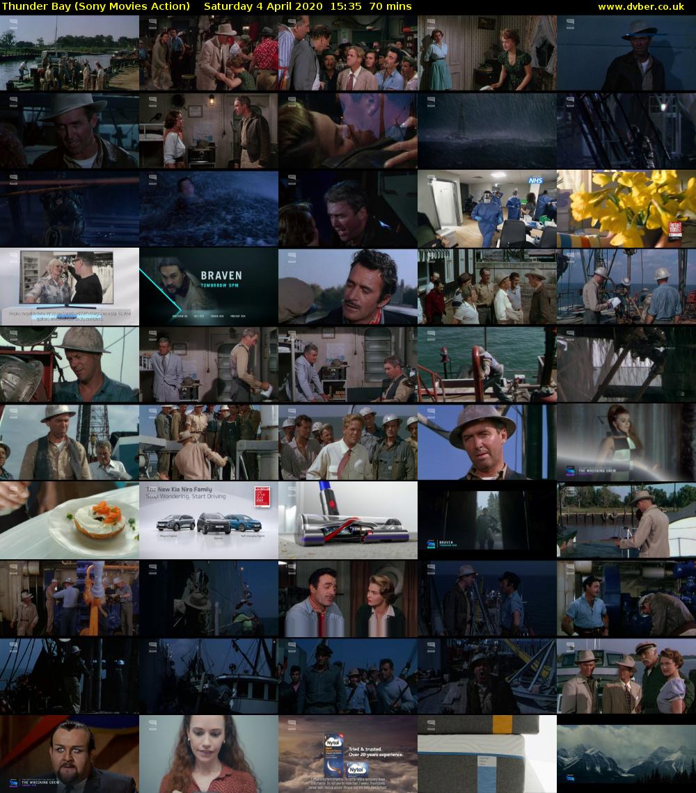 Thunder Bay (Sony Movies Action) Saturday 4 April 2020 15:35 - 16:45