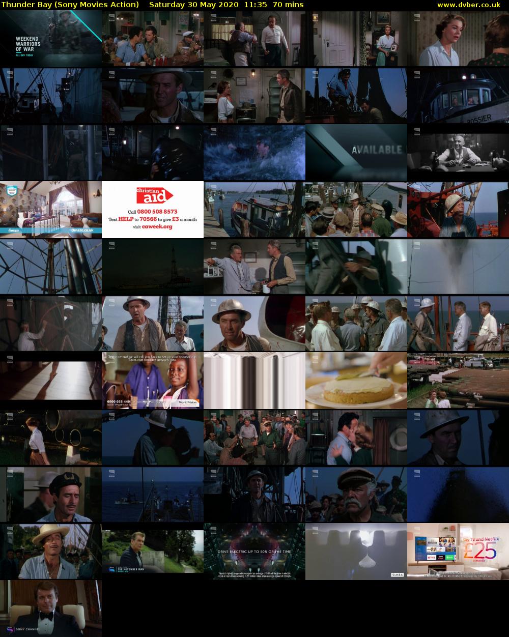 Thunder Bay (Sony Movies Action) Saturday 30 May 2020 11:35 - 12:45
