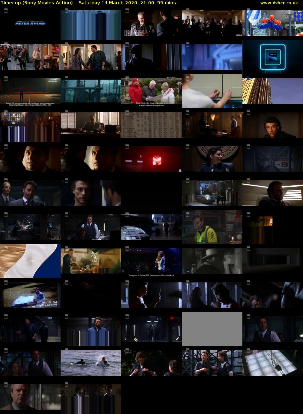 Timecop (Sony Movies Action) Saturday 14 March 2020 21:00 - 21:55