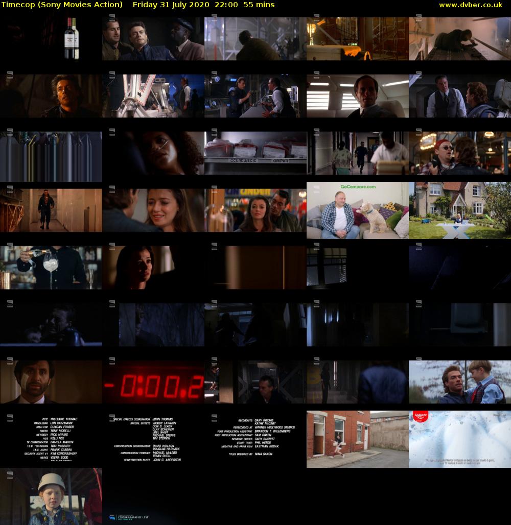 Timecop (Sony Movies Action) Friday 31 July 2020 22:00 - 22:55