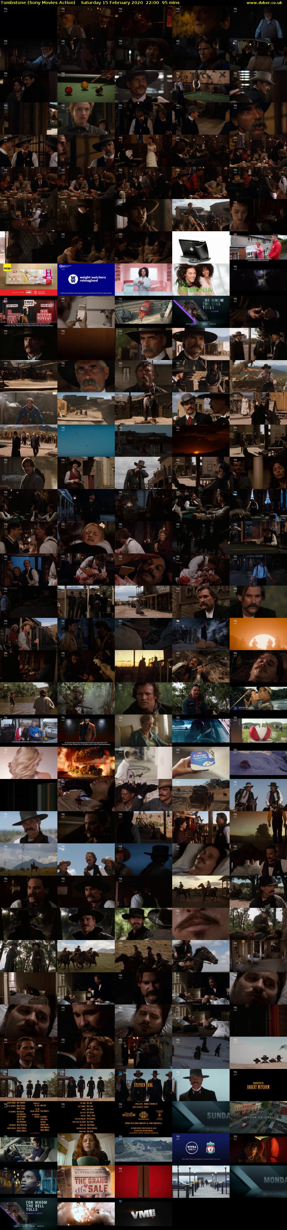 Tombstone (Sony Movies Action) Saturday 15 February 2020 22:00 - 23:35