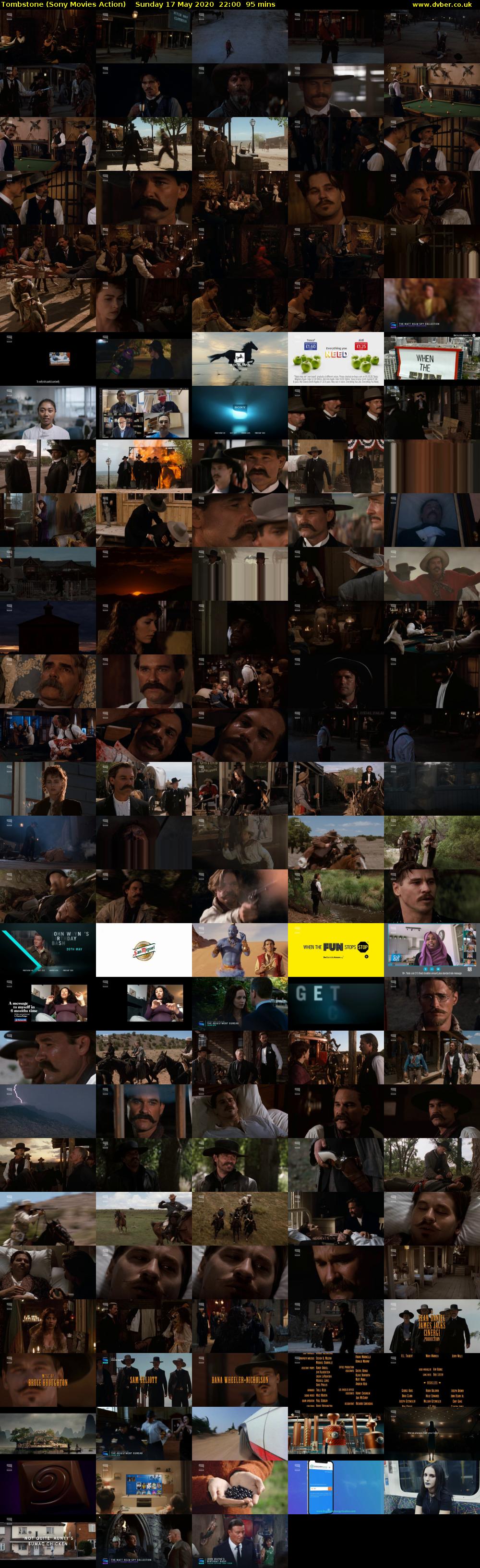 Tombstone (Sony Movies Action) Sunday 17 May 2020 22:00 - 23:35