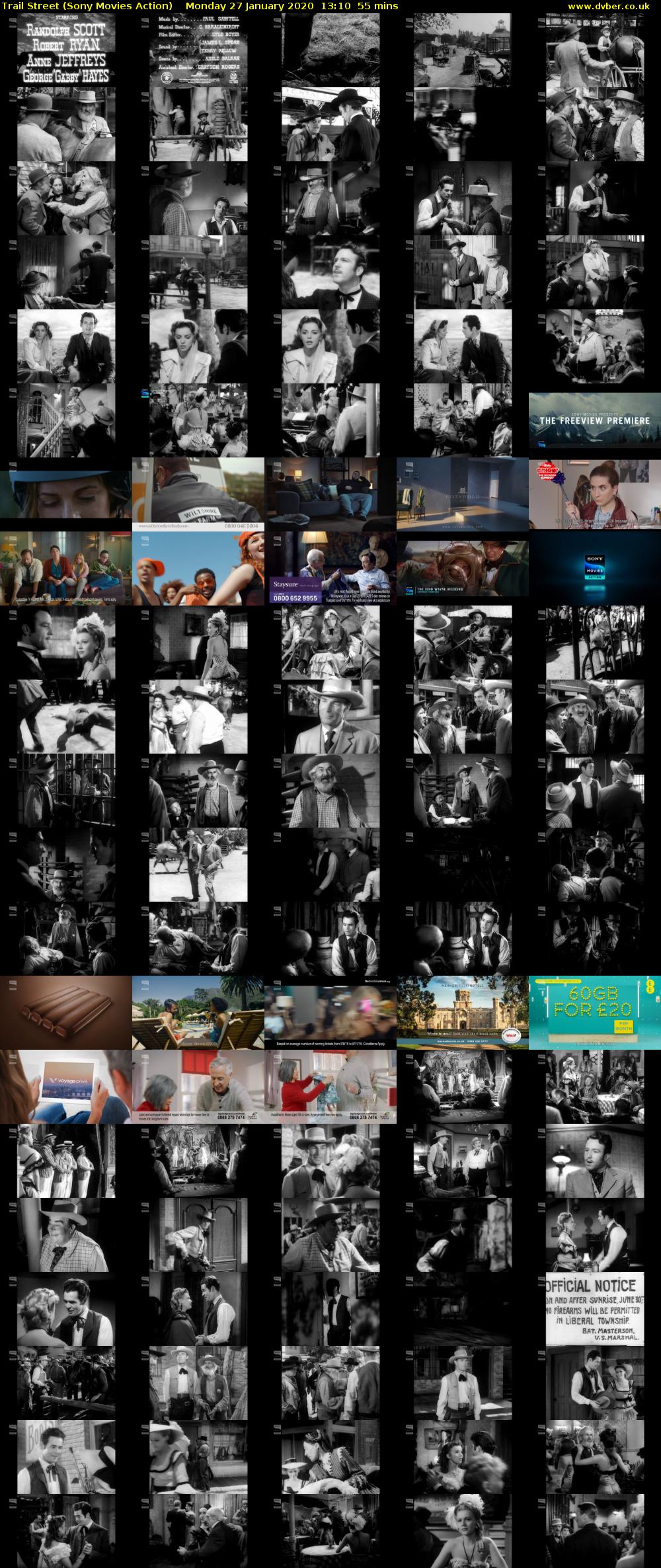 Trail Street (Sony Movies Action) Monday 27 January 2020 13:10 - 14:05