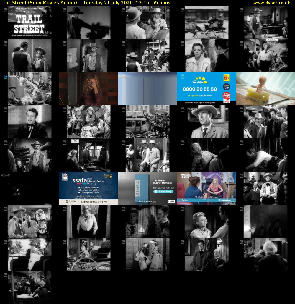 Trail Street (Sony Movies Action) Tuesday 21 July 2020 13:15 - 14:10