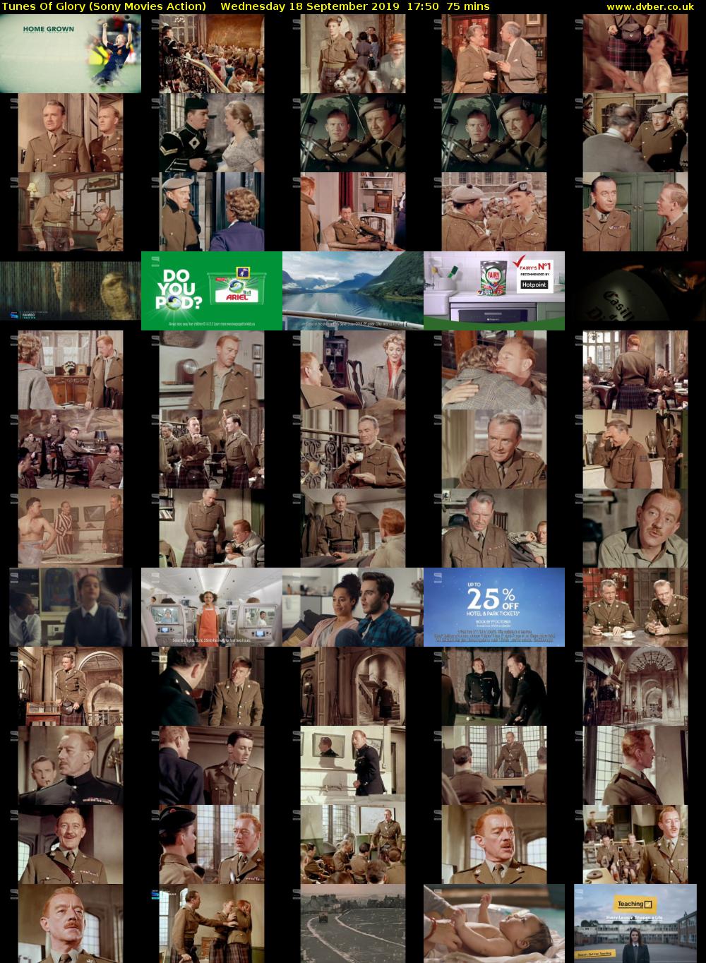 Tunes Of Glory (Sony Movies Action) Wednesday 18 September 2019 17:50 - 19:05