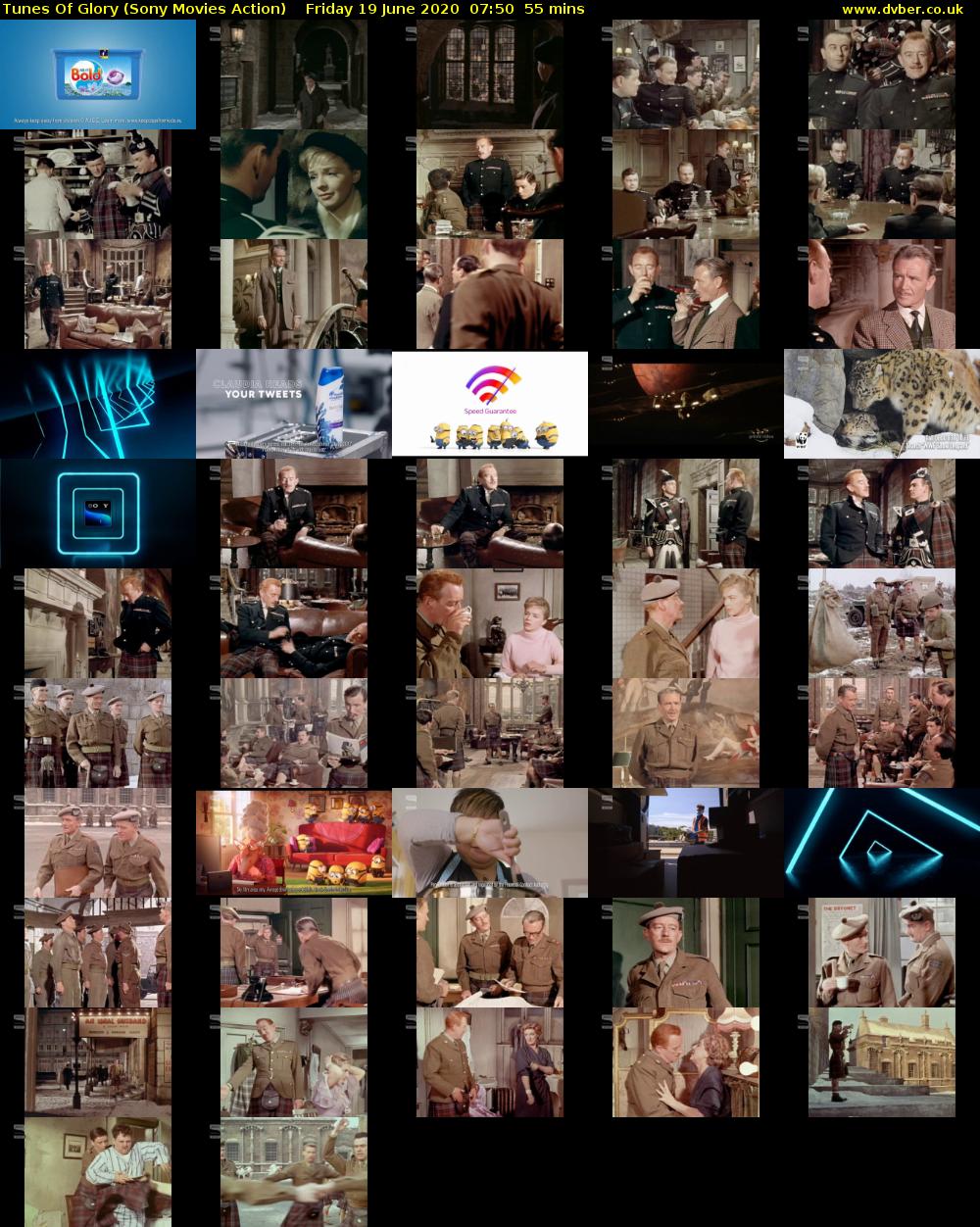 Tunes Of Glory (Sony Movies Action) Friday 19 June 2020 07:50 - 08:45