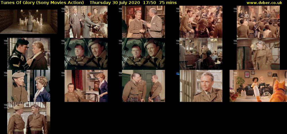 Tunes Of Glory (Sony Movies Action) Thursday 30 July 2020 17:50 - 19:05