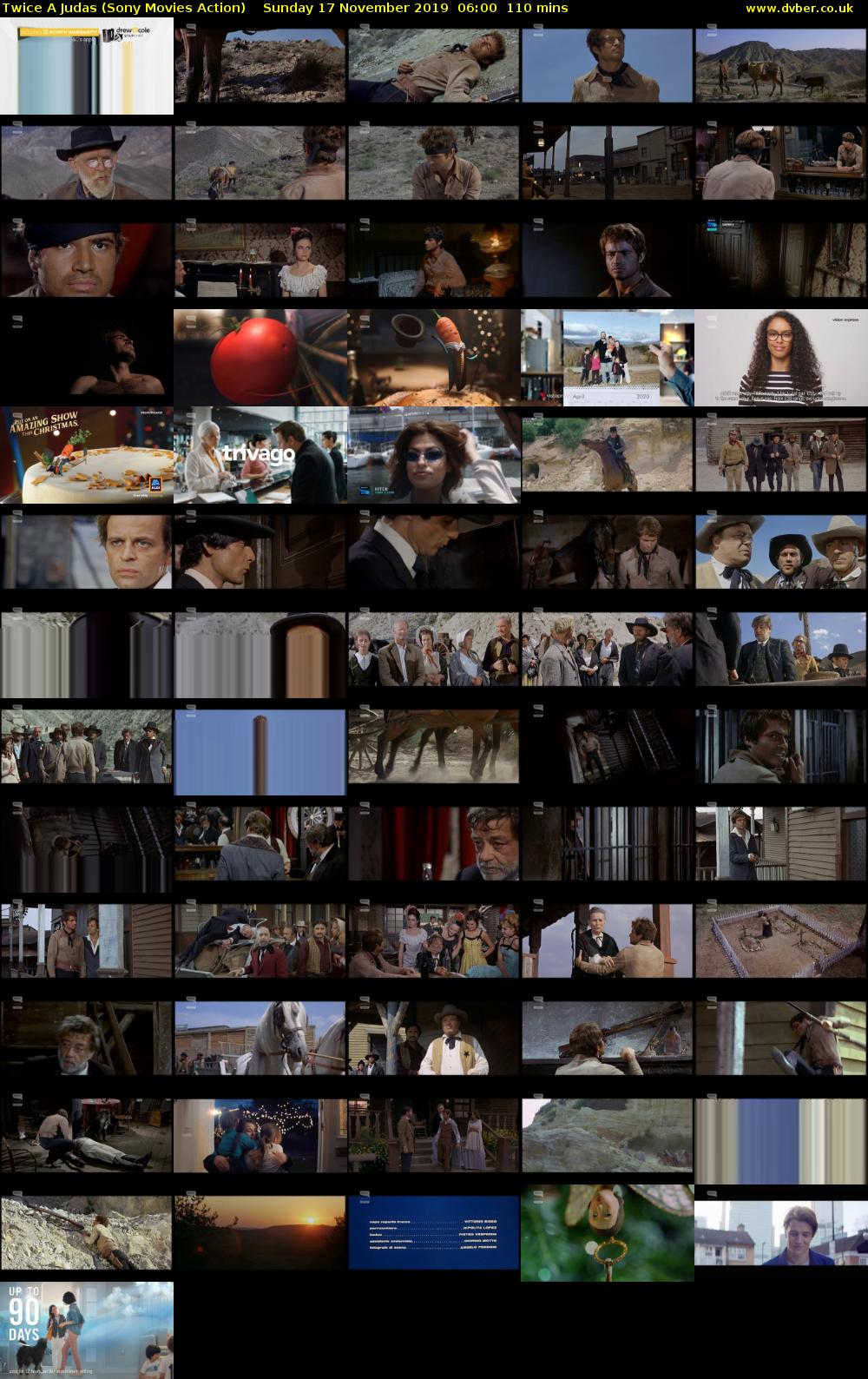 Twice A Judas (Sony Movies Action) Sunday 17 November 2019 06:00 - 07:50