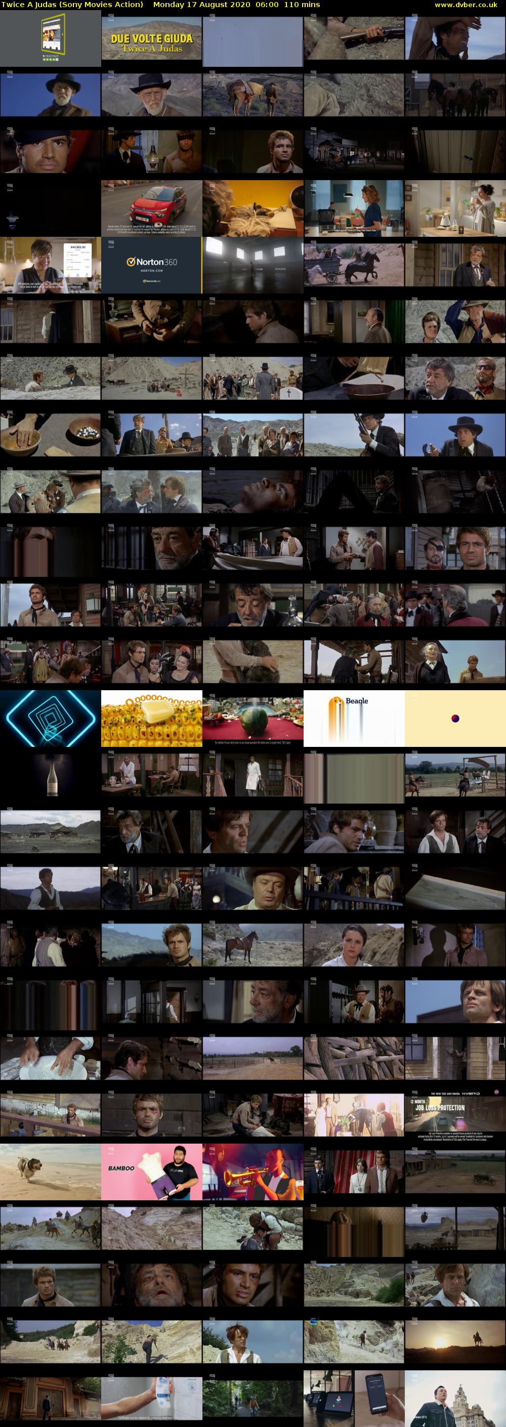 Twice A Judas (Sony Movies Action) Monday 17 August 2020 06:00 - 07:50