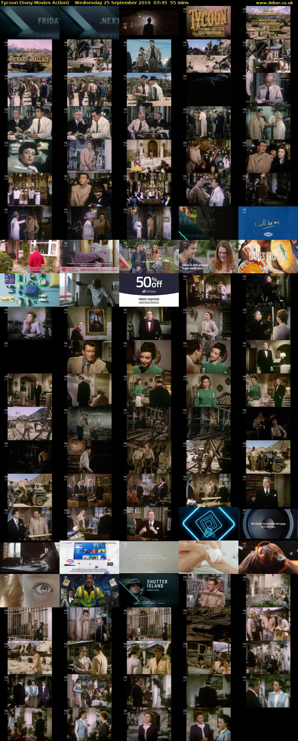 Tycoon (Sony Movies Action) Wednesday 25 September 2019 07:45 - 08:40