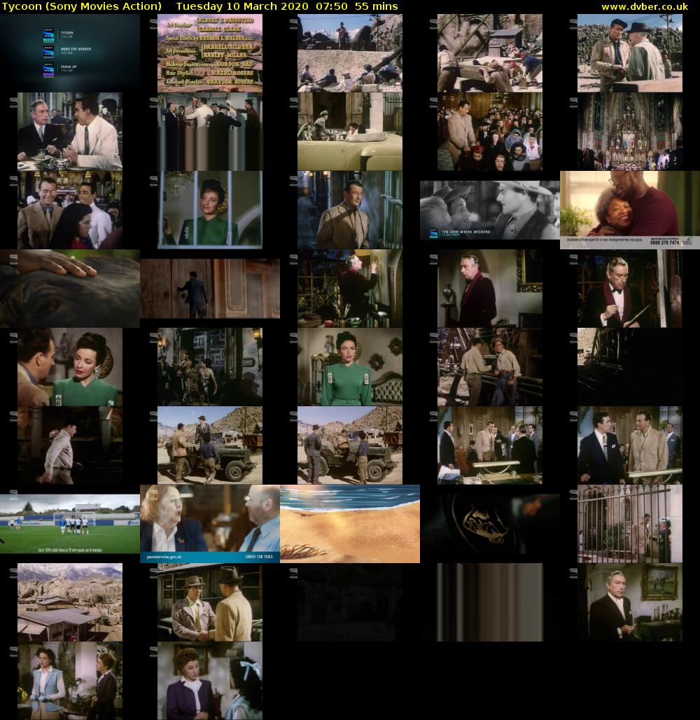 Tycoon (Sony Movies Action) Tuesday 10 March 2020 07:50 - 08:45