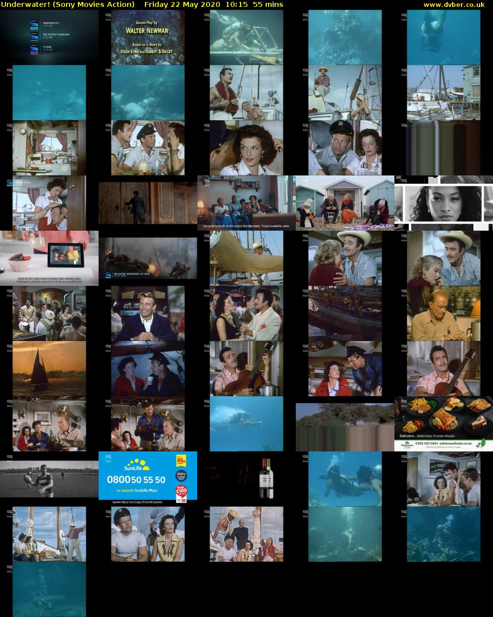 Underwater! (Sony Movies Action) Friday 22 May 2020 10:15 - 11:10