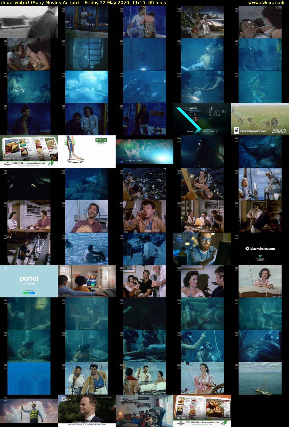 Underwater! (Sony Movies Action) Friday 22 May 2020 11:15 - 12:20