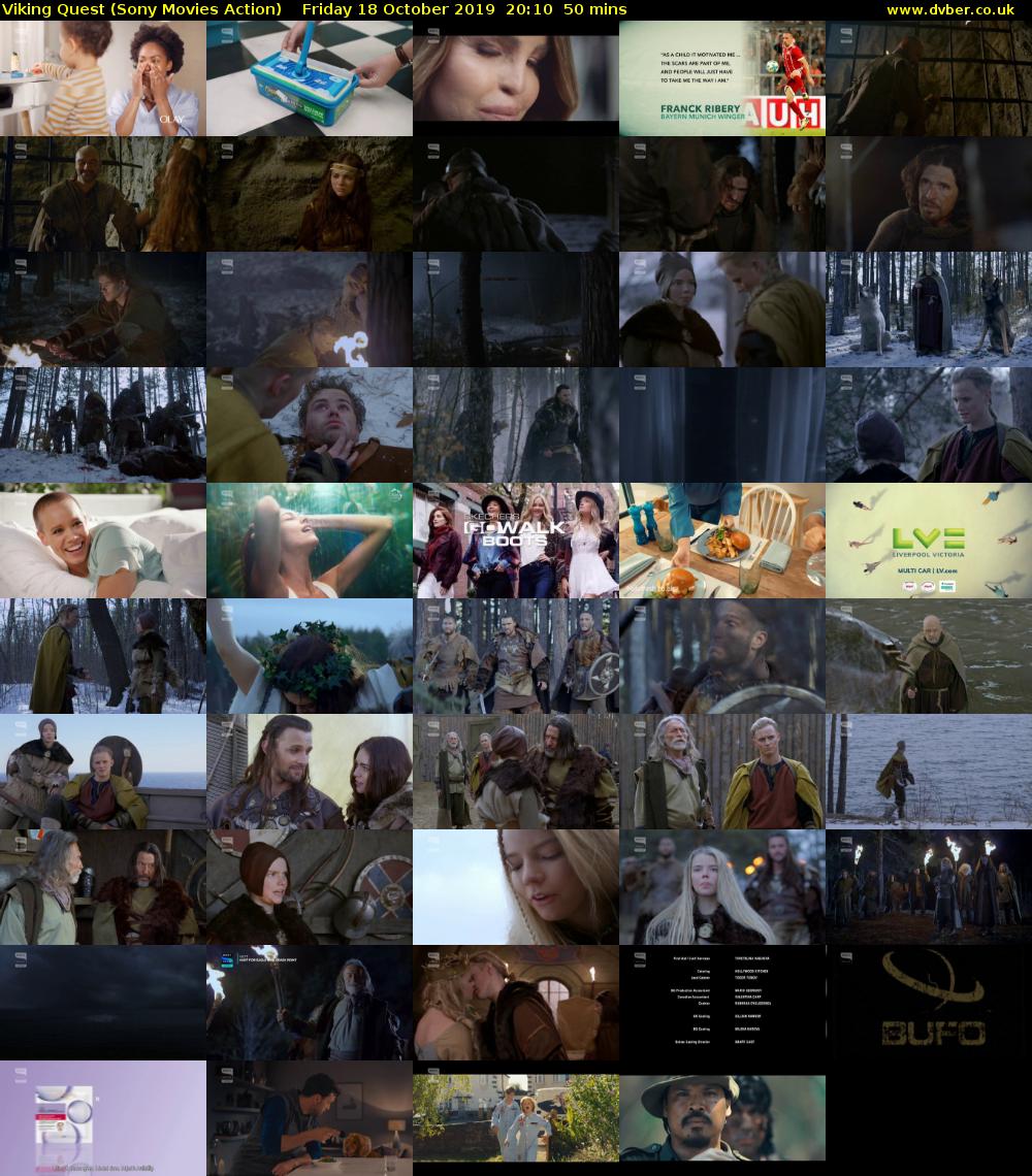 Viking Quest (Sony Movies Action) Friday 18 October 2019 20:10 - 21:00