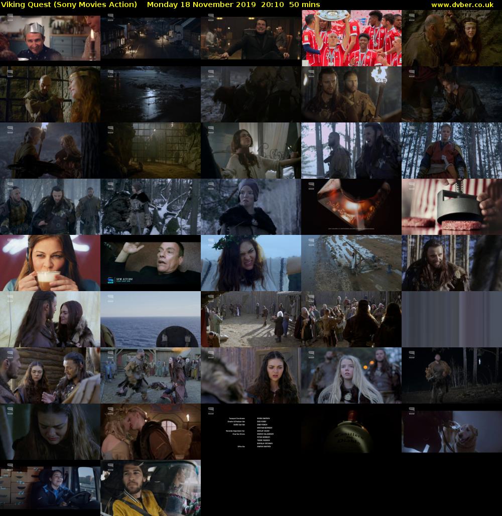 Viking Quest (Sony Movies Action) Monday 18 November 2019 20:10 - 21:00