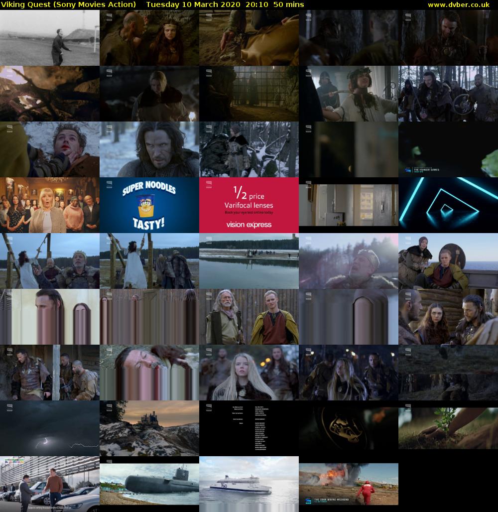 Viking Quest (Sony Movies Action) Tuesday 10 March 2020 20:10 - 21:00
