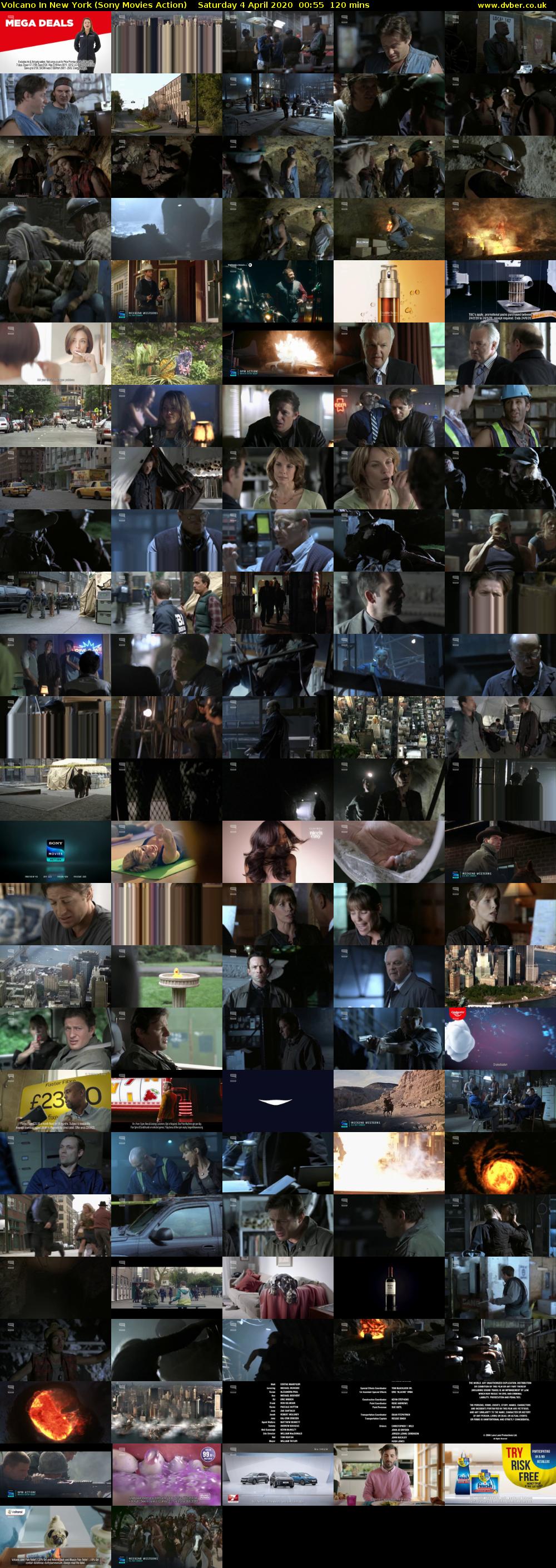Volcano In New York (Sony Movies Action) Saturday 4 April 2020 00:55 - 02:55